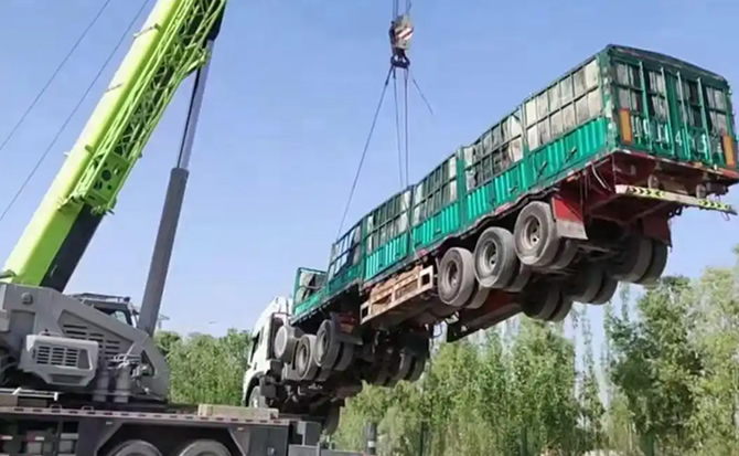 广水道路脱困救援案例